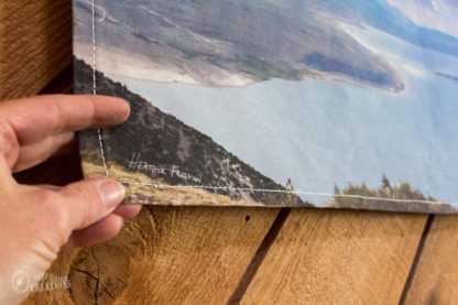 Storm Over Mono Lake - Pano Fabric Print - Image 3