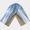 mono lake thunderclouds wearable art scarf