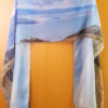 thunderstorms above mono lake watching clouds handmade wearable art scarf