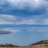 thunderstorms above mono lake watching clouds photo handmade into wearable art scarf